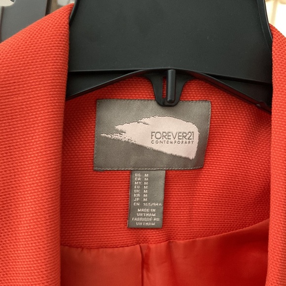 Forever 21 Orange Blazer - Picture 5 of 7